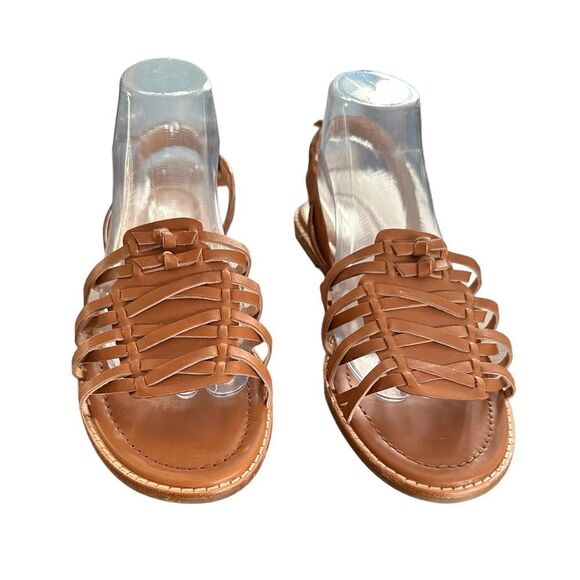 The Madewell Maya Huarache Leather Sandals - Picture 2 of 5
